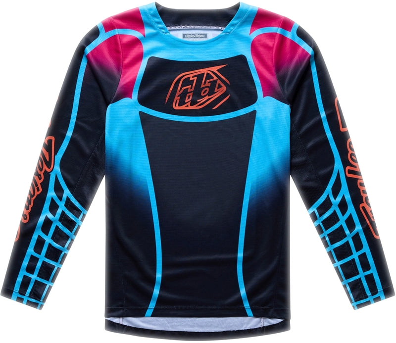 Troy Lee Designs GP Pro Kindermaat jersey Framework Black/Cyan