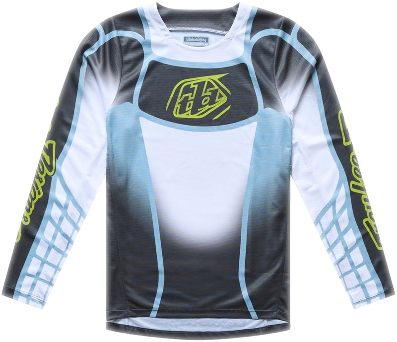 Troy Lee Designs GP Pro Kindermaat jersey Framework Carbon/Grey