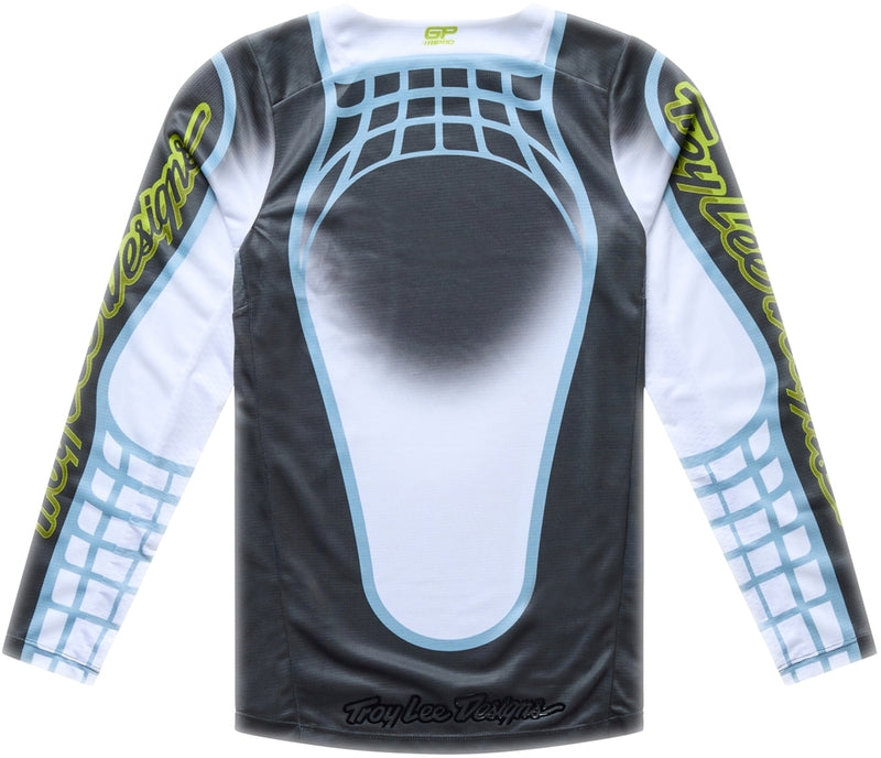 Troy Lee Designs GP Pro Kindermaat jersey Framework Carbon/Grey
