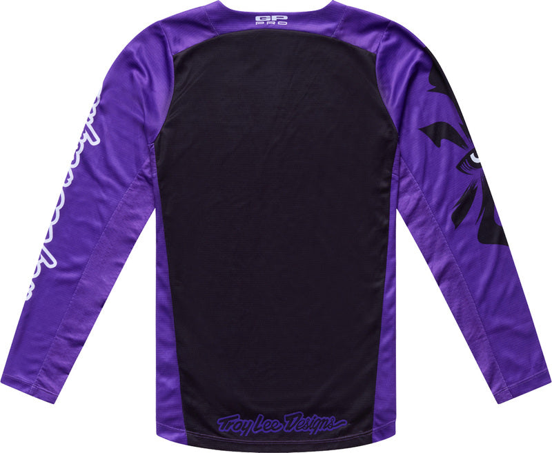 Troy Lee Designs GP Pro Youth Kindermaat jersey Cyclops Neon paars