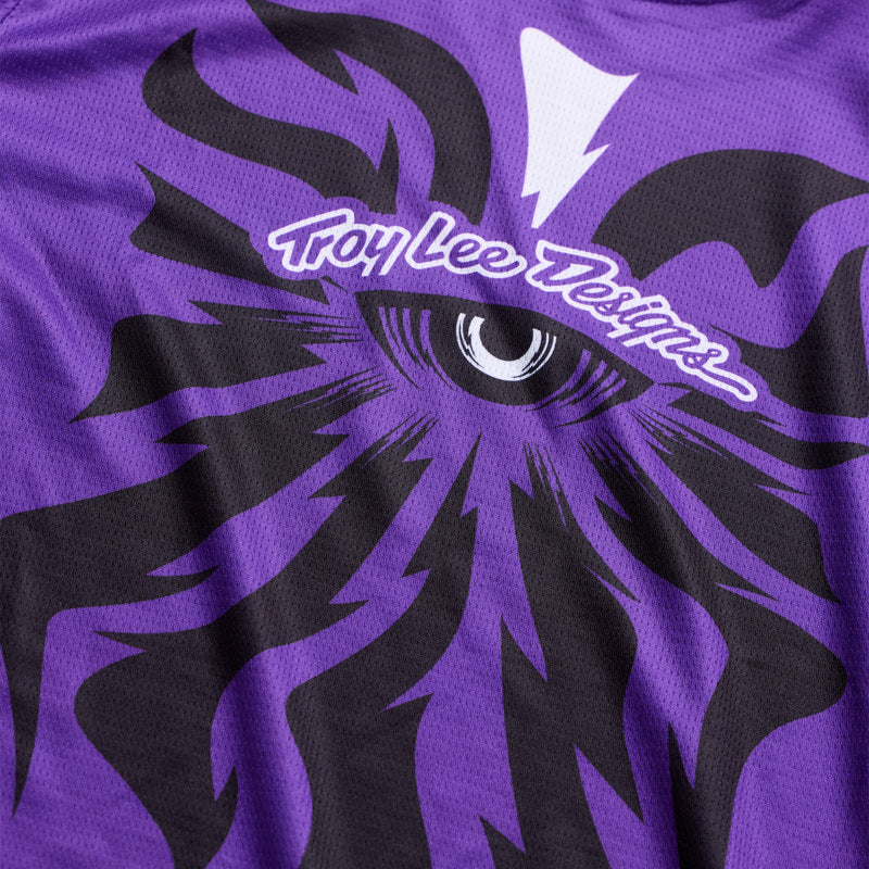 Troy Lee Designs GP Pro Youth Kindermaat jersey Cyclops Neon paars