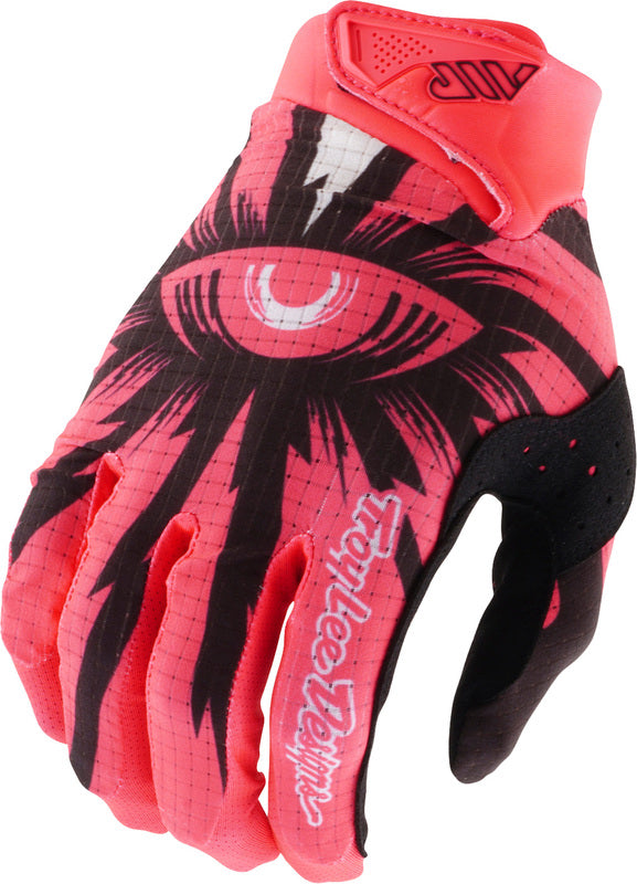 Troy Lee Designs Air Motorhandschoenen Cyclops Neon rood