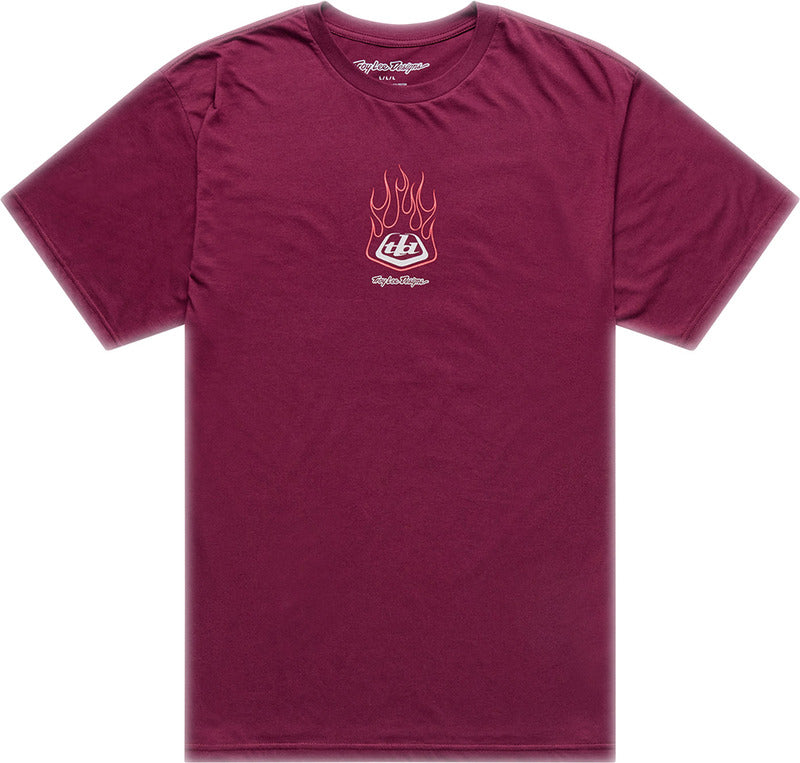 Flame2 T-Shirt Bordeaux & Rood S