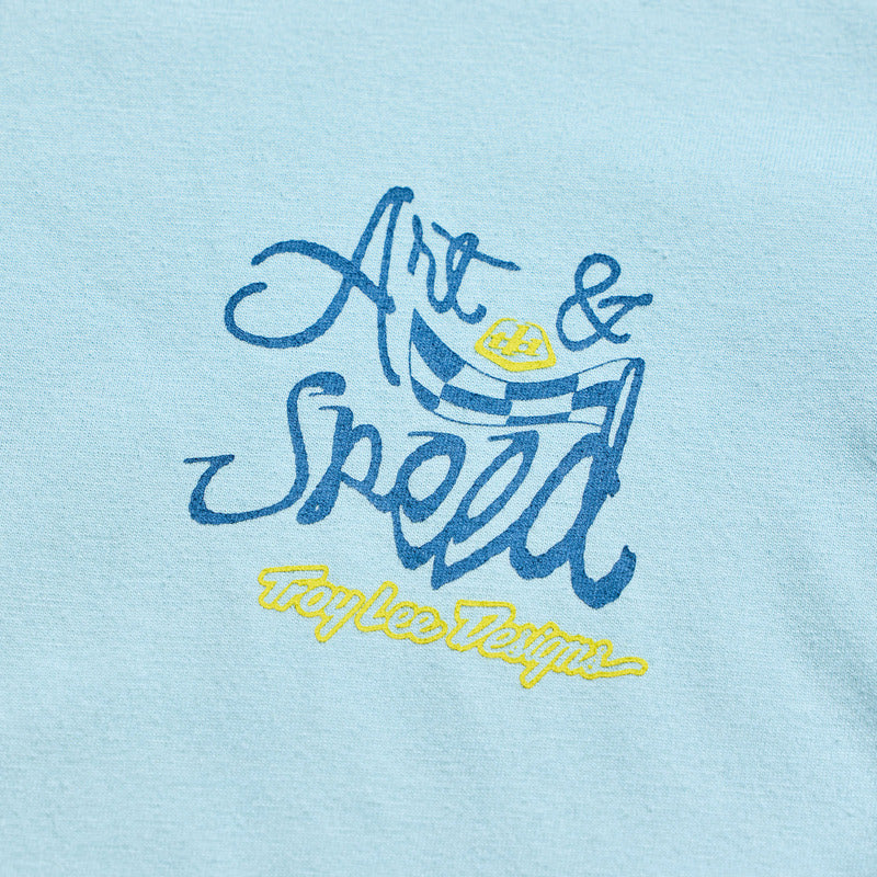 Troy Lee Designs Heritage Kindermaat T-Shirt Dawn Blue