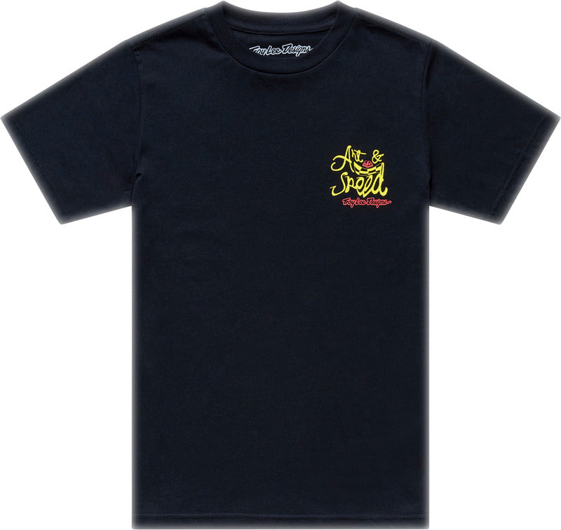 Troy Lee Designs Heritage Kindermaat T-Shirt Black