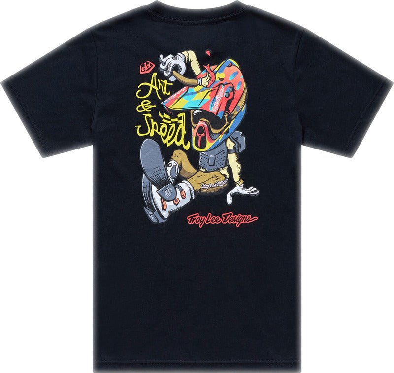 Troy Lee Designs Heritage Kindermaat T-Shirt Black