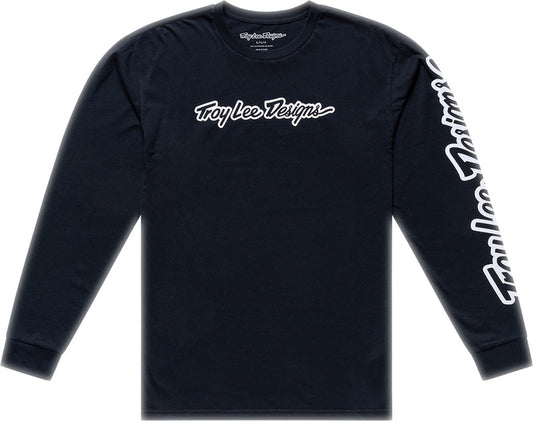 Long Sleeve Signature T-Shirt Zwart M