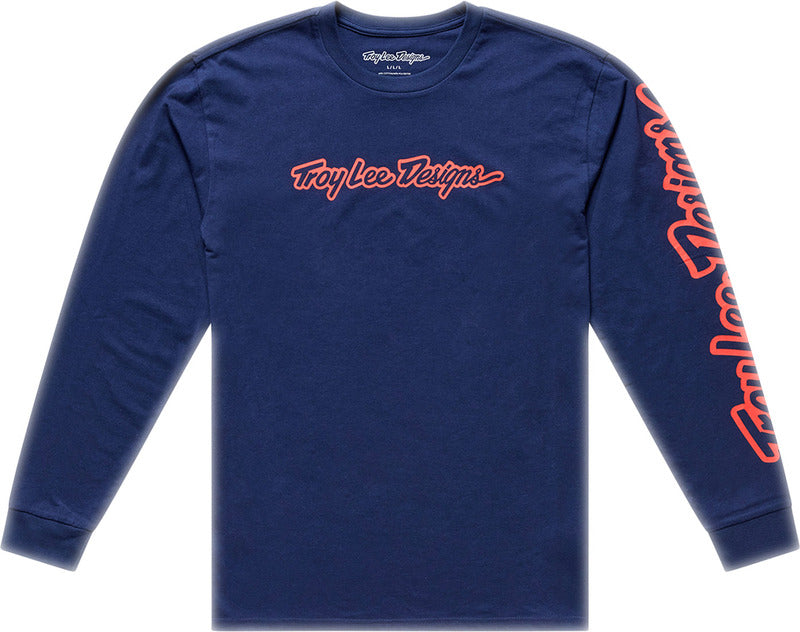 Troy Lee Designs Signature Lange mouwen Navy