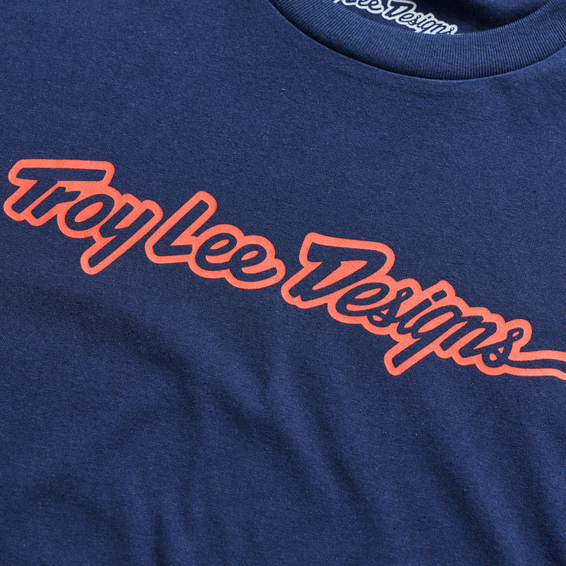 Troy Lee Designs Signature Lange mouwen Navy