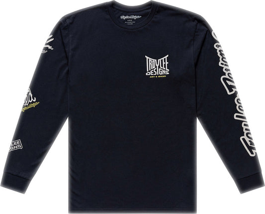 Long Sleeve Handlebar T-Shirt Zwart M