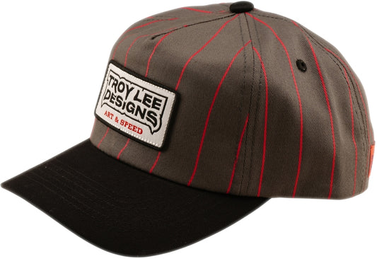 Curved Snapback Medieval Hat Grijs & Grijs & Rood One size volwassene