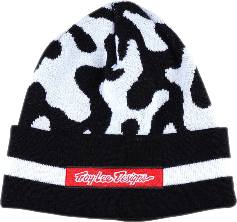 Flow Camo Beanie Wit & Zwart & Zwart One size volwassene