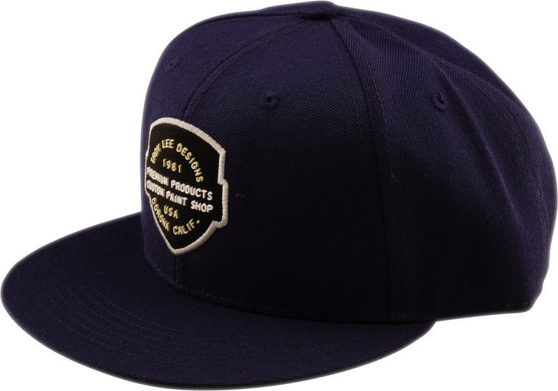Flat Bill Snapback Imprint Hat Blauw & Navy One size volwassene