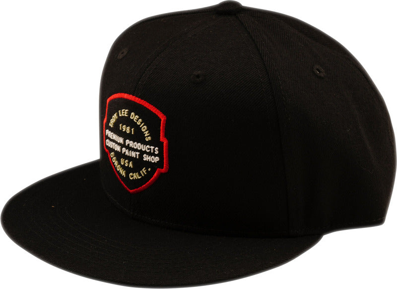 Flat Bill Snapback Imprint Hat Zwart One size volwassene