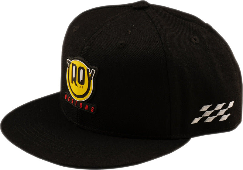 Flat Bill Snapback Happy Dayz Hat Zwart One size volwassene