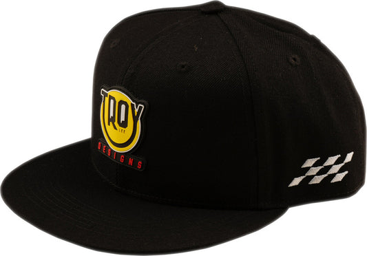 Flat Bill Snapback Happy Dayz Hat Zwart One size volwassene