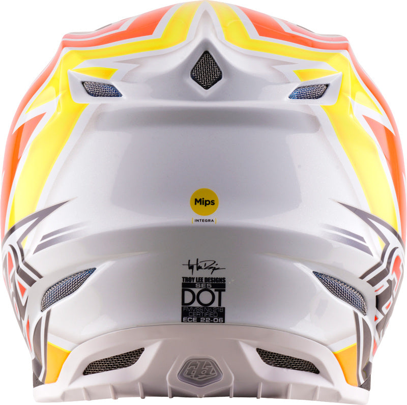 Troy Lee Designs SE5 Carbon Mips Helm Boltz Navy/Wit