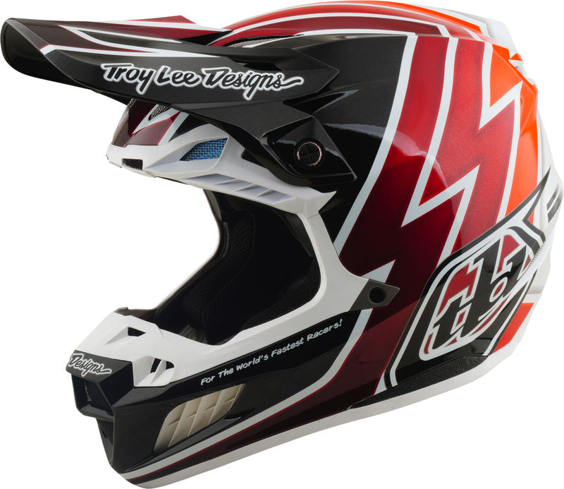 Troy Lee Designs SE5 Composite Mips Helm Boltz Zwart/Rood