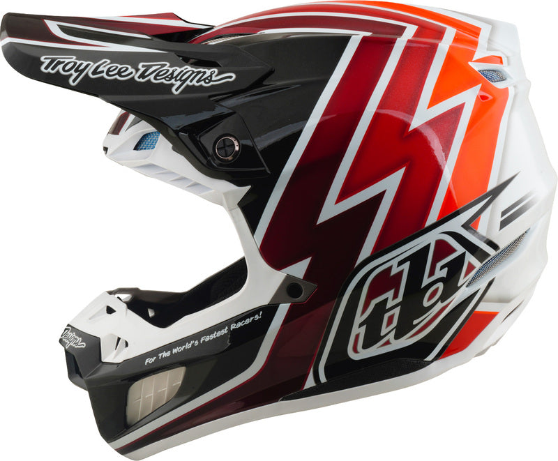 Troy Lee Designs SE5 Composite Mips Helm Boltz Zwart/Rood