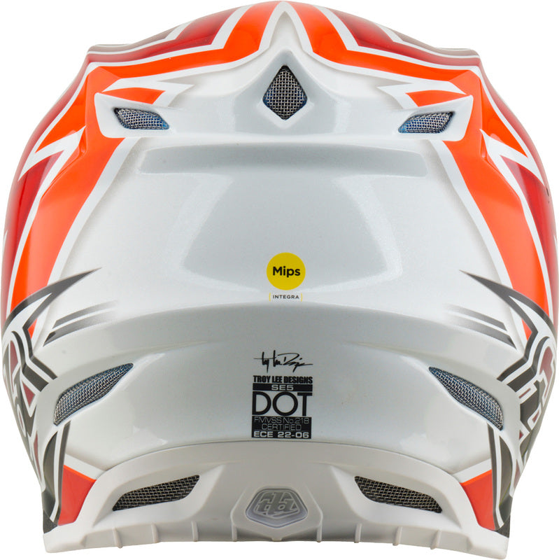 Troy Lee Designs SE5 Composite Mips Helm Boltz Zwart/Rood