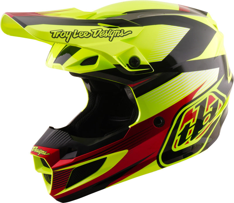 Troy Lee Designs SE5 Polycarbonate Mips Helm Ripper Neon geel