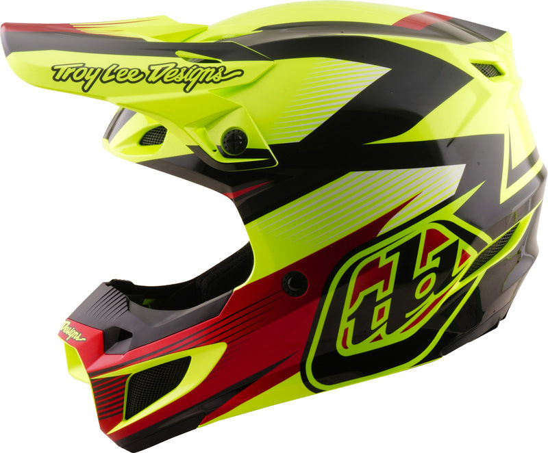 Troy Lee Designs SE5 Polycarbonate Mips Helm Ripper Neon geel