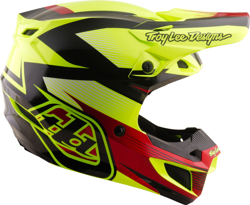 Troy Lee Designs SE5 Polycarbonate Mips Helm Ripper Neon geel