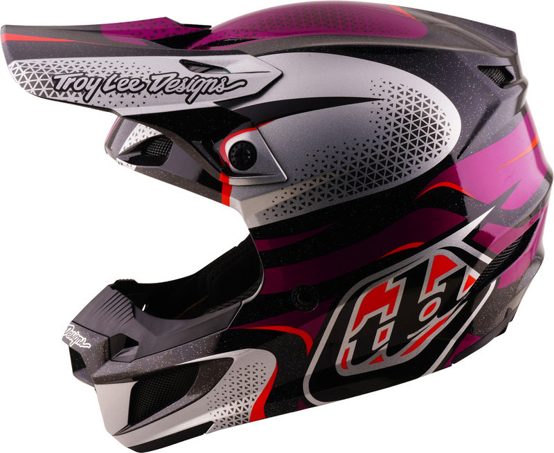 Troy Lee Designs SE5 Polycarbonate Mips Helm Aura Paars/Zwart