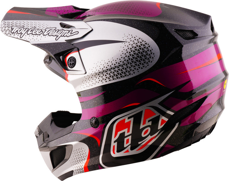 Troy Lee Designs SE5 Polycarbonate Mips Helm Aura Paars/Zwart