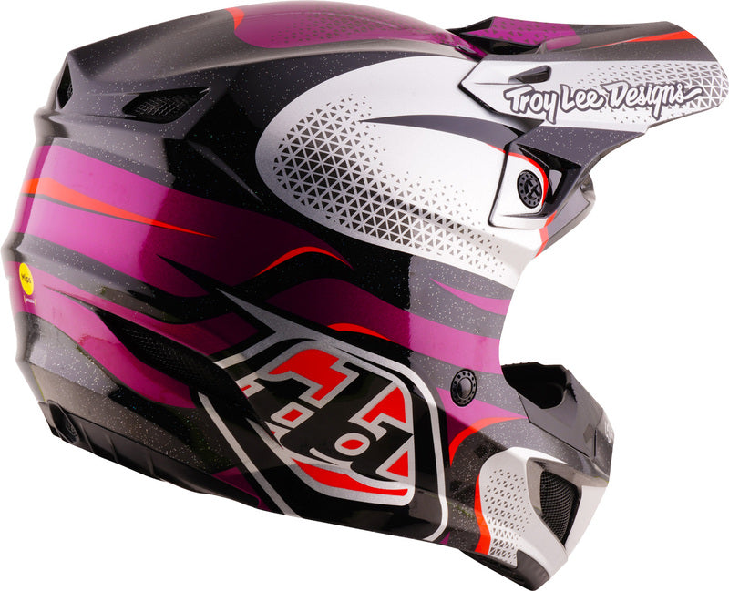 Troy Lee Designs SE5 Polycarbonate Mips Helm Aura Paars/Zwart
