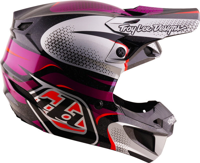 Troy Lee Designs SE5 Polycarbonate Mips Helm Aura Paars/Zwart