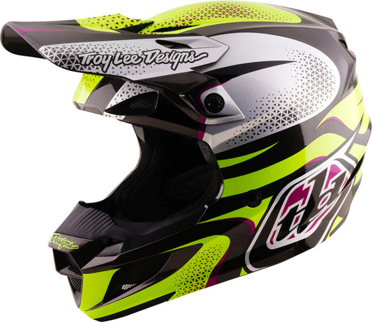Troy Lee Designs SE5 Polycarbonate Mips Helm Aura Geel/Zwart