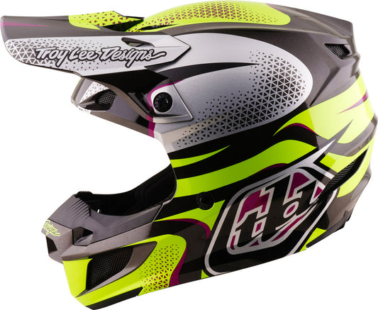 Troy Lee Designs SE5 Polycarbonate Mips Helm Aura Geel/Zwart