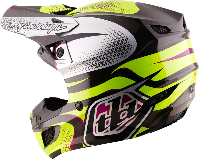 Troy Lee Designs SE5 Polycarbonate Mips Helm Aura Geel/Zwart