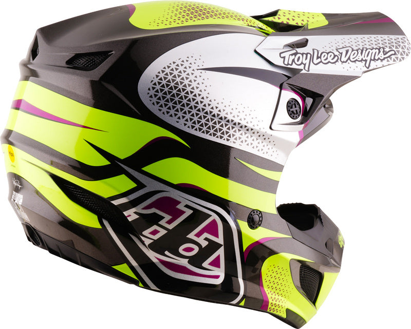 Troy Lee Designs SE5 Polycarbonate Mips Helm Aura Geel/Zwart