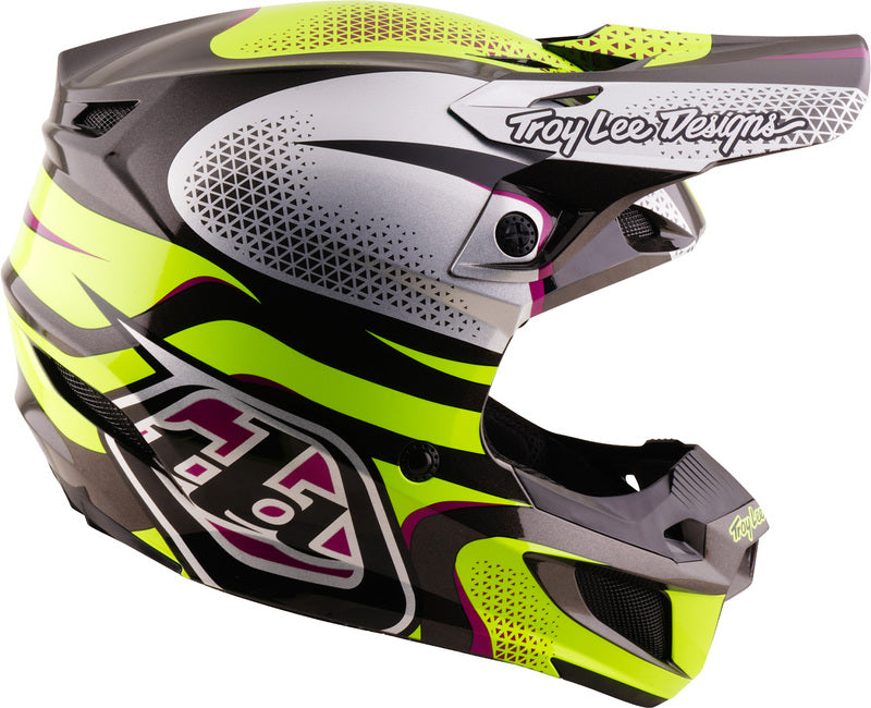 Troy Lee Designs SE5 Polycarbonate Mips Helm Aura Geel/Zwart