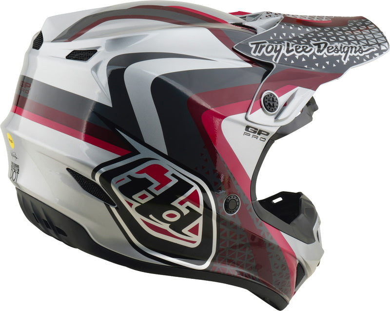 Troy Lee Designs GP Pro Mips Helm Slides Grijs