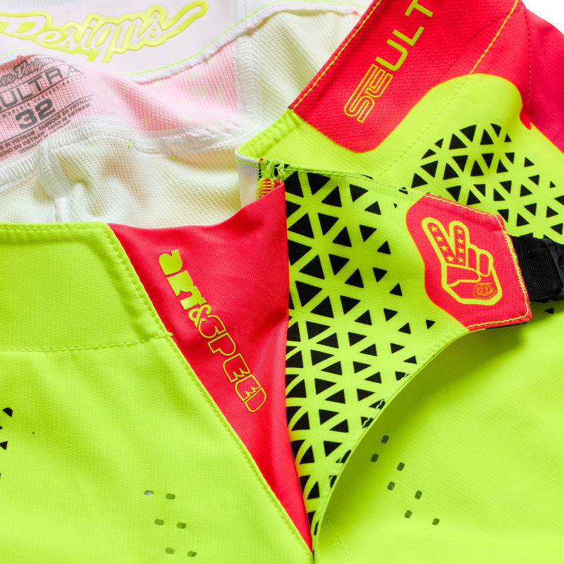 Troy Lee Designs SE Ultra Broek Aura Neon geel