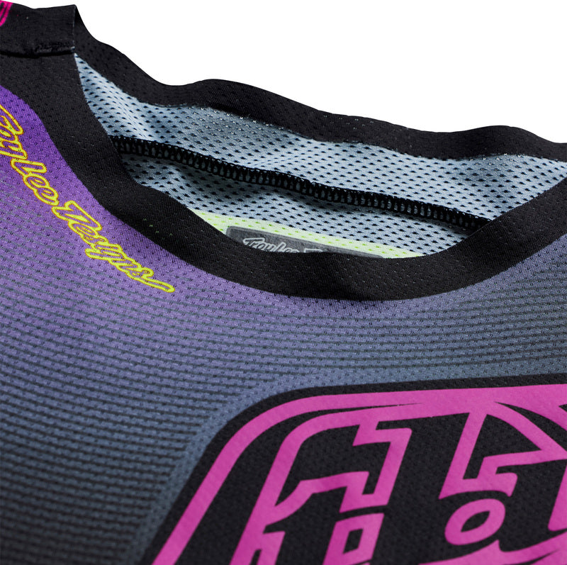 Troy Lee Designs SE Pro Jersey Wander Zwart/Neon paars