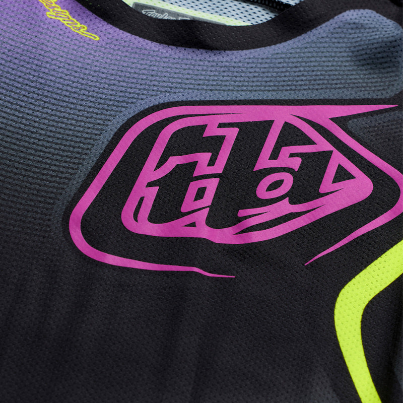 Troy Lee Designs SE Pro Jersey Wander Zwart/Neon paars