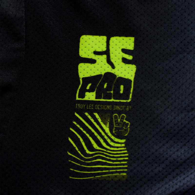Troy Lee Designs SE Pro Jersey Wander Zwart/Neon paars