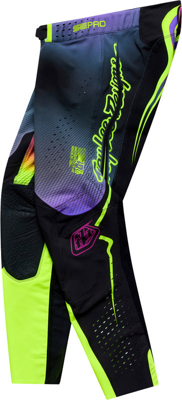 Troy Lee Designs SE Pro Broek Wander Zwart/Neon paars