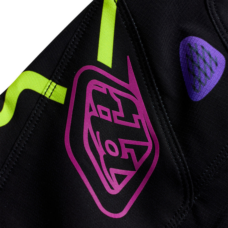 Troy Lee Designs SE Pro Broek Wander Zwart/Neon paars