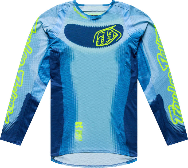 Troy Lee Designs SE Pro Jersey Illusion Slate/Neon geel