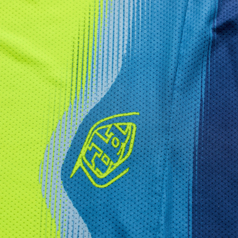 Troy Lee Designs SE Pro Jersey Illusion Slate/Neon geel