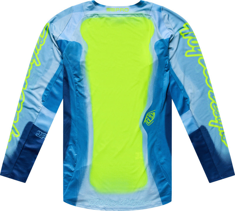 Troy Lee Designs SE Pro Jersey Illusion Slate/Neon geel