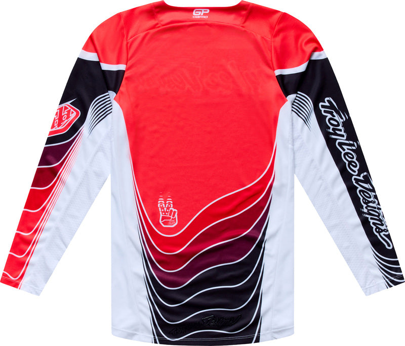 Troy Lee Designs GP Pro Jersey Stagger Zwart/Rood