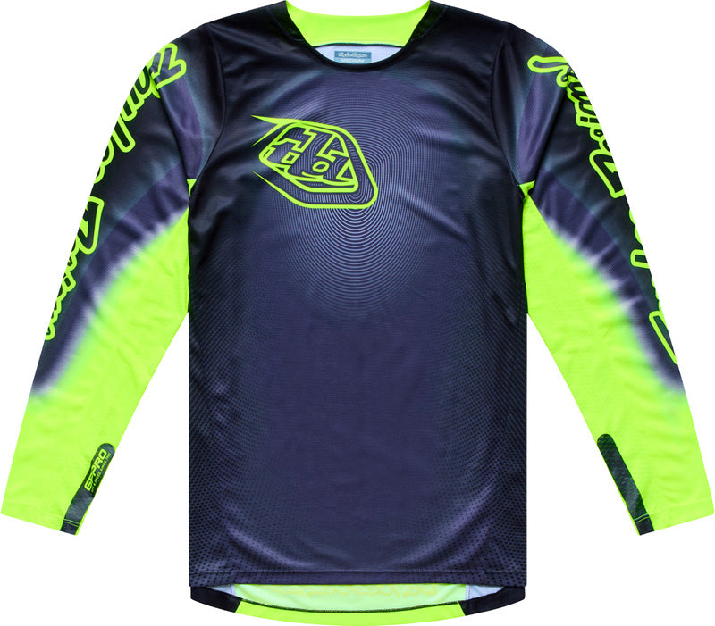 Troy Lee Designs GP Pro Jersey Imprint Grijs/Neon geel