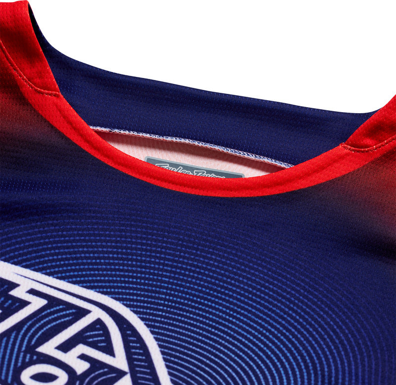 Troy Lee Designs GP Pro Jersey Imprint Blauw/Oranje