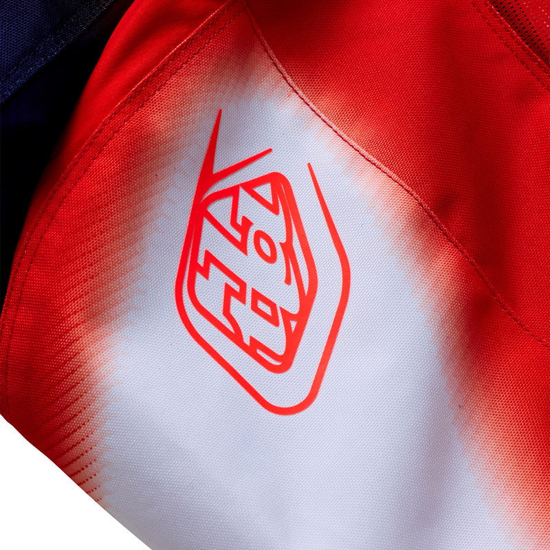 Troy Lee Designs GP Pro Broek Imprint Blauw/Oranje